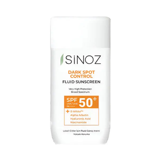 Sinoz Sunscreen Dark Spot Control Fluid SPF 50+, front view