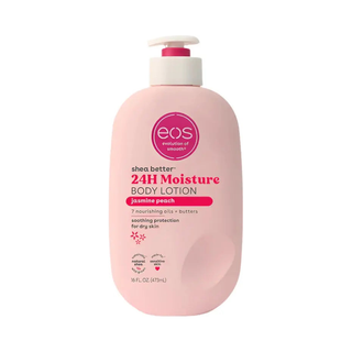 EOS Shea Better Jasmine Peach Body Lotion 473ml, front view