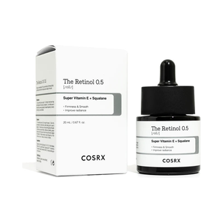 COSRX Retinol 0.5 Oil 20ml, retail packaging, front view