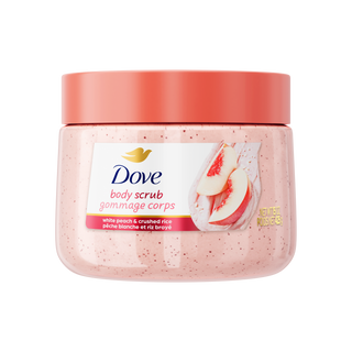 Dove Exfoliating Body Polish 425g (15oz) White Peach & Crushed Rice