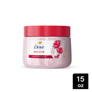 Dove Exfoliating Body Polish 425g (15oz) - Crushed Cherries & Chia Milk