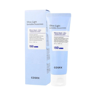 COSRX Ultra-Light Invisible Sunscreen SPF50 PA++++ 50ml, retail packaging, front view