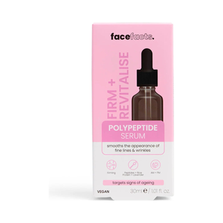 Face Facts Firm & Renew Polypeptide Facial Serum 30ml, retail carton, front view