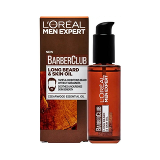 L'Oréal Paris Men Expert Barber Club Oil, retail packaging, front view