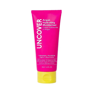Uncover Mini Argan Hydrating Moisturiser 30ml, front view