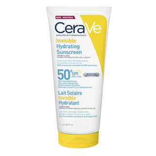 CeraVe Invisible Hydrating Sunscreen SPF 50+ 177ml, front view