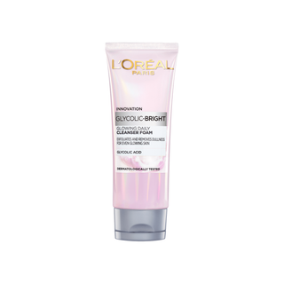 L'Oréal Paris Glycolic Bright Glowing Daily Cleansing Foam 100ml, front view