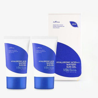 Isntree Hyaluronic Acid Watery Sun Gel SPF50+ PA++++ - 2 x 50ml twin pack