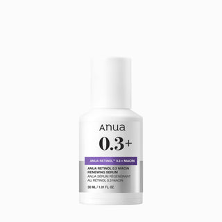 Anua Retinol 0.3 Niacin Renewing Serum 30ml product packaging