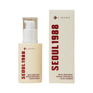 KSECRET - Serum - SEOUL 1988 Serum: Retinal Liposome 2% + Black Ginseng, retail packaging, front view