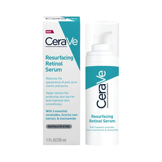CeraVe Retinol Resurfacing Serum 30ml, retail packaging, front view