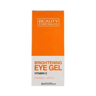 Beauty Formulas Brightening Eye Gel 20ml, retail packaging, front view