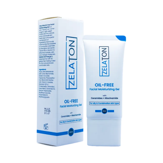 Zelaton Oil free Moisturizer 60ml, retail packaging, front view