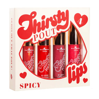 Thirsty Pout 4 Lips Set (Spicy)