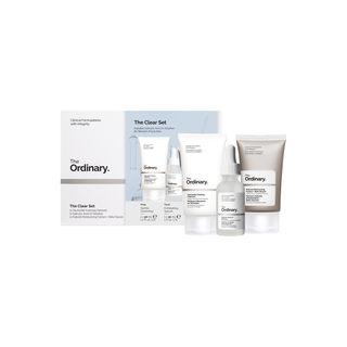 The Ordinary The Clear Set with Glucoside Foaming Cleanser 50ml, Salicylic Acid 2% Solution 30ml and Natural Moisturizing Factors + Beta Glucan 30ml